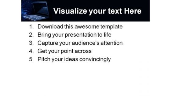Laptop Background Computer PowerPoint Themes And PowerPoint Slides 0711