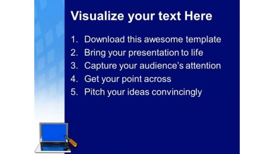 Laptop The Concept Of Information Security PowerPoint Templates Ppt Backgrounds For Slides 0113