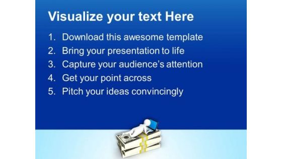 Laptop Use Can Save Money PowerPoint Templates Ppt Backgrounds For Slides 0713