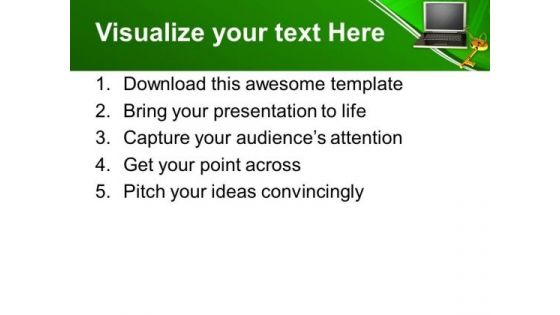 Laptop With Key Chain Business PowerPoint Templates Ppt Backgrounds For Slides 0213
