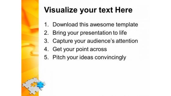 Last Piece Of Puzzle Solution Concept Business PowerPoint Templates Ppt Backgrounds For Slides 0413
