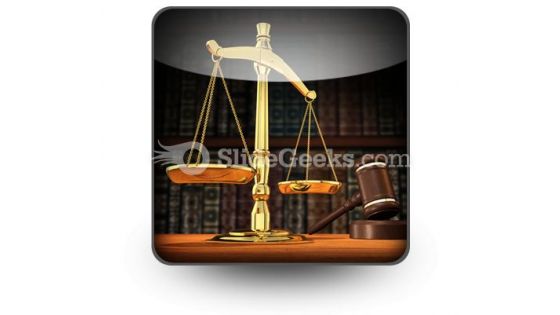 Law Justice PowerPoint Icon S