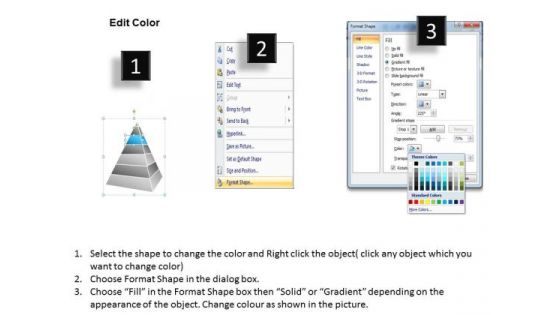 Layered Hierarchical Pyramid 7 Stages Ppt Business Plan Software PowerPoint Templates