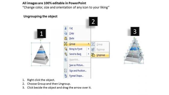 Layered Hierarchical Pyramid 7 Stages Ppt Tutoring Business Plan PowerPoint Slides