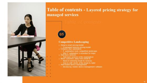 Layered Pricing Strategy For Managed Services Ppt Powerpoint Presentation Complete Deck With Slides