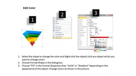 Layers 3d Pyramid Inverted PowerPoint Slides And Ppt Diagram Templates