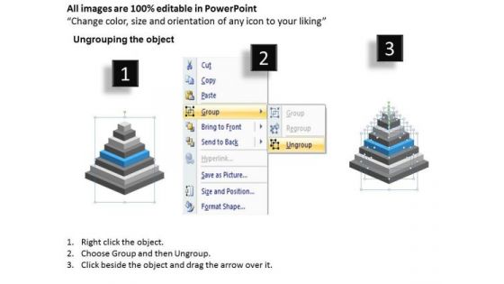 Layers Forming Pyramid Structure Hierarchies Ppt Sample Business Plan Outline PowerPoint Slides