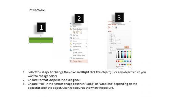 Layout For Precentage Data Display PowerPoint Template
