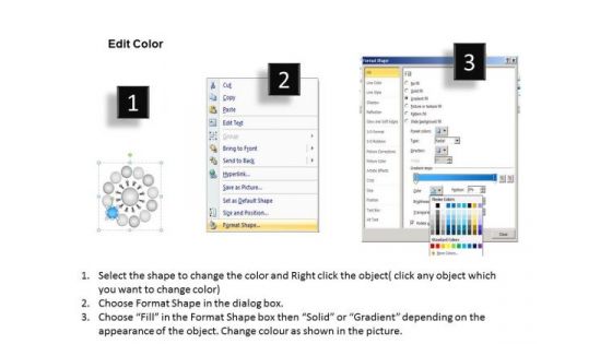 Layout Of Converging 12 Steps Linear Flow Charts And PowerPoint Templates