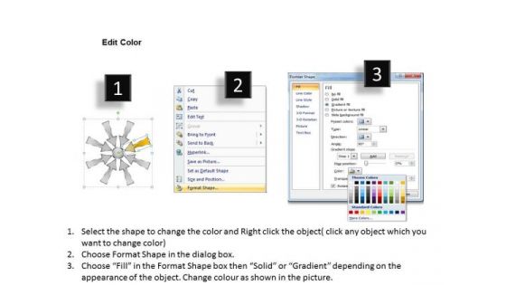 Layout With Converging Arrows Pointing To Center Ppt Circular Network PowerPoint Slides