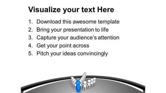 Lead And Give Help To Your Followers PowerPoint Templates Ppt Backgrounds For Slides 0713