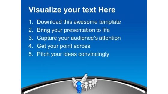 Lead And Give Help To Your Followers PowerPoint Templates Ppt Backgrounds For Slides 0713
