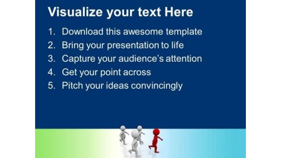 Lead The Crowd With Leadreship Skills PowerPoint Templates Ppt Backgrounds For Slides 0413