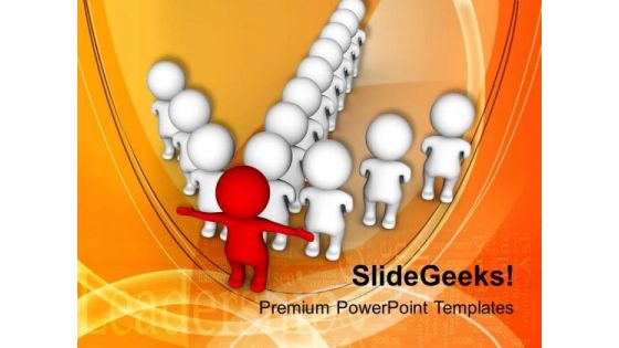 Lead The Team Towards Right Direction PowerPoint Templates Ppt Backgrounds For Slides 0613