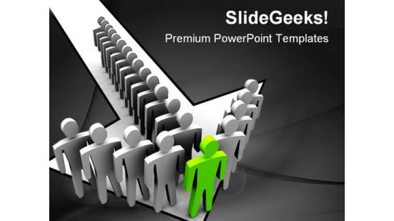Leader02 Leadership PowerPoint Themes And PowerPoint Slides 0711