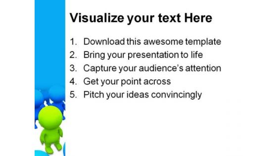 Leader Business PowerPoint Template 0910