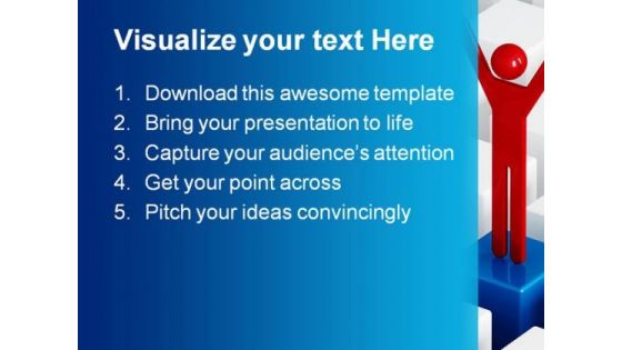 Leader Business PowerPoint Themes And PowerPoint Slides 0711