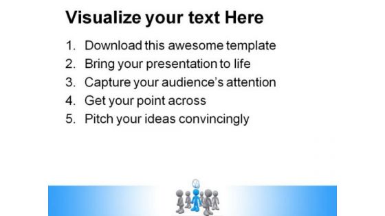 Leader Business PowerPoint Themes And PowerPoint Slides 0811