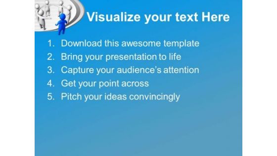 Leader Can Bond Peoples In A Team PowerPoint Templates Ppt Backgrounds For Slides 0613