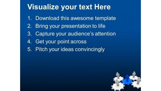 Leader Can Give Ideas To Gear Finance PowerPoint Templates Ppt Backgrounds For Slides 0713