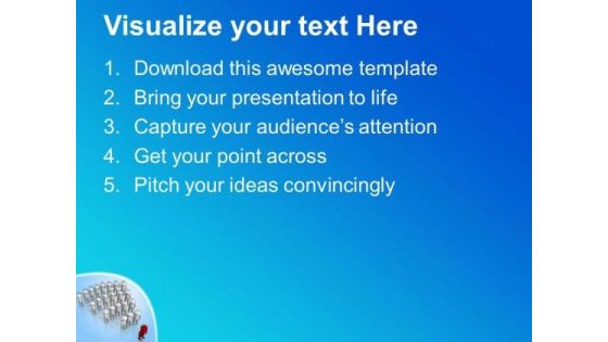 Leader Can Lead The People PowerPoint Templates Ppt Backgrounds For Slides 0613