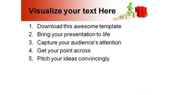 Leader Concept Leadership PowerPoint Themes And PowerPoint Slides 0811