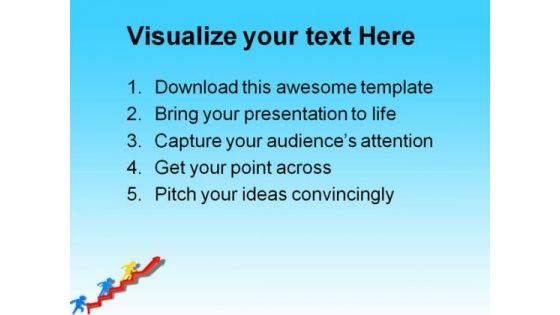 Leader In Business PowerPoint Templates And PowerPoint Backgrounds 0611