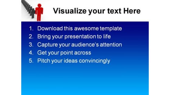 Leader Leadership PowerPoint Themes And PowerPoint Slides 0811