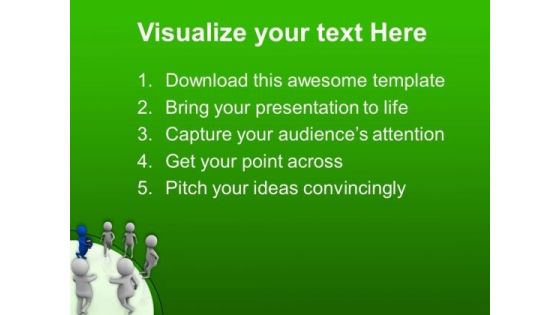 Leader Leading With Team For Winning PowerPoint Templates Ppt Backgrounds For Slides 0713