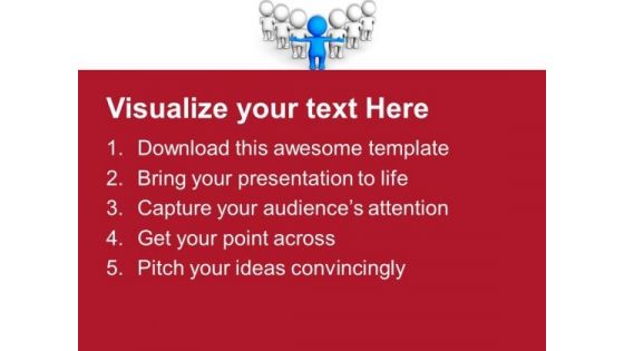 Leader Should Always Proud On His Team PowerPoint Templates Ppt Backgrounds For Slides 0713