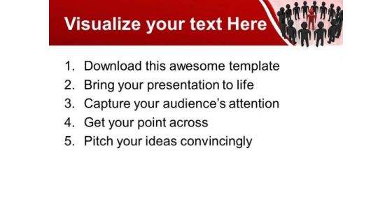 Leader Team Leadership PowerPoint Templates And PowerPoint Themes 0612