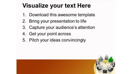 Leader With Innovative Ideas Business Concept PowerPoint Templates Ppt Backgrounds For Slides 0513