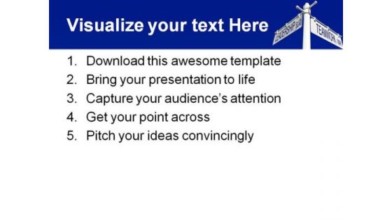 Leadership And Teamwork Way Metaphor PowerPoint Themes And PowerPoint Slides 0811