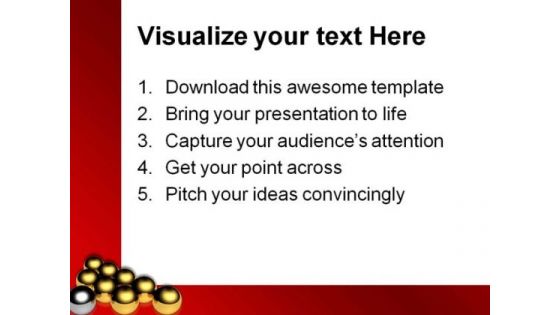 Leadership Ball Business PowerPoint Themes And PowerPoint Slides 0411