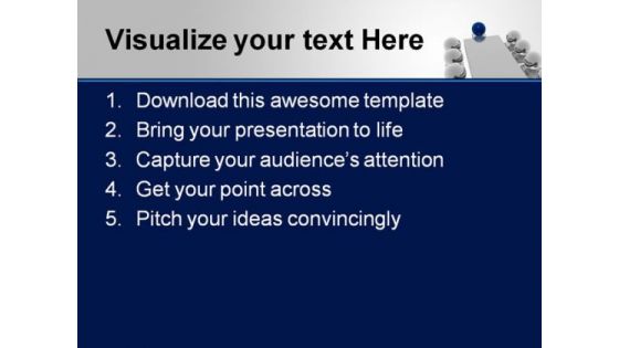 Leadership Business PowerPoint Template 0910