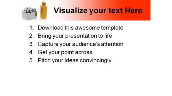 Leadership Concept Business PowerPoint Themes And PowerPoint Slides 0711