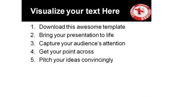 Leadership Concept Success PowerPoint Template 0510