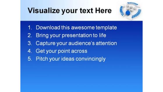 Leadership Concept Success PowerPoint Templates And PowerPoint Backgrounds 0611