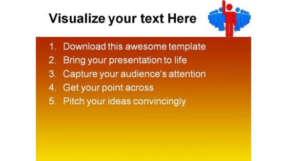 Leadership Concept Success PowerPoint Themes And PowerPoint Slides 0511