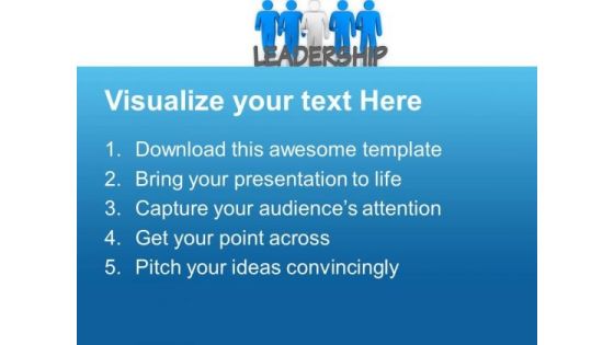 Leadership Is Base Of Success PowerPoint Templates Ppt Backgrounds For Slides 0613