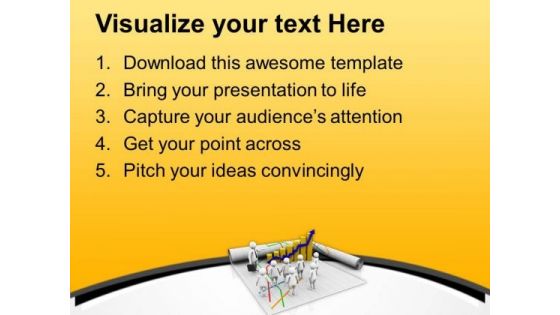 Leadership Meeting And Bar Graph PowerPoint Templates Ppt Backgrounds For Slides 0813
