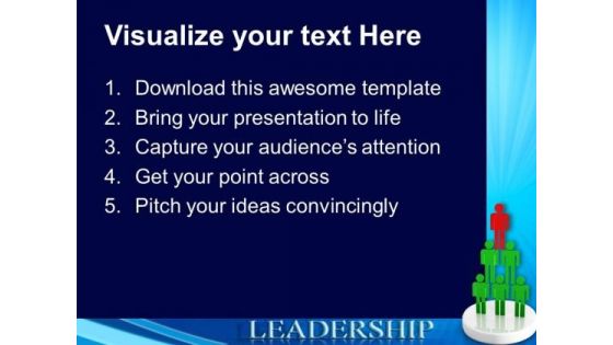 Leadership Success PowerPoint Templates And PowerPoint Themes 0612