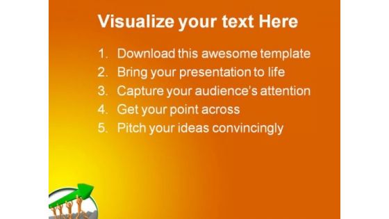 Leadership Success PowerPoint Themes And PowerPoint Slides 0811