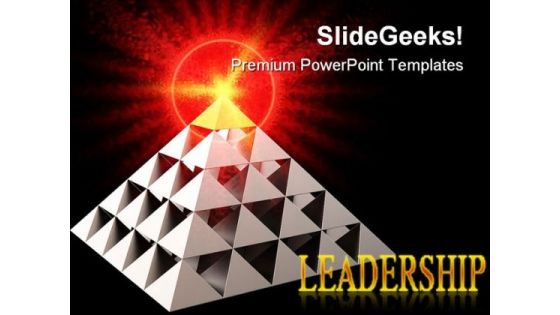 Leadership Symbol PowerPoint Backgrounds And Templates 0111