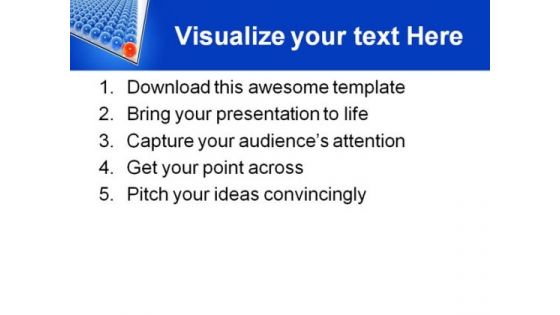 Leadership Symbol PowerPoint Template 0910