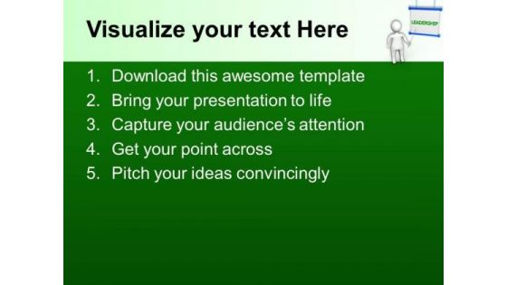 Leadership To Be Taught To Everyone PowerPoint Templates Ppt Backgrounds For Slides 0413