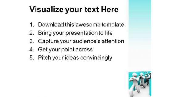 Leading Team Out Of A Maze Leadership PowerPoint Template 0910