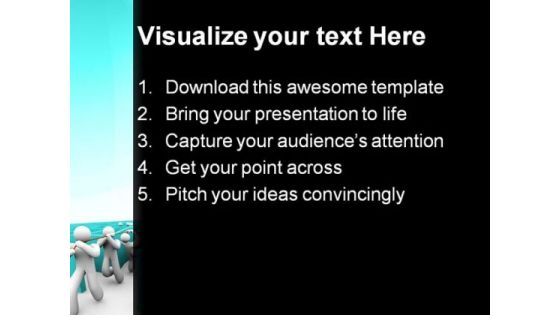 Leading Team Out Of Maze Business PowerPoint Templates And PowerPoint Backgrounds 0411