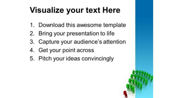 Leading Team With Confidence PowerPoint Templates Ppt Backgrounds For Slides 0713