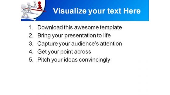 Leading The Way Leadership PowerPoint Themes And PowerPoint Slides 0711